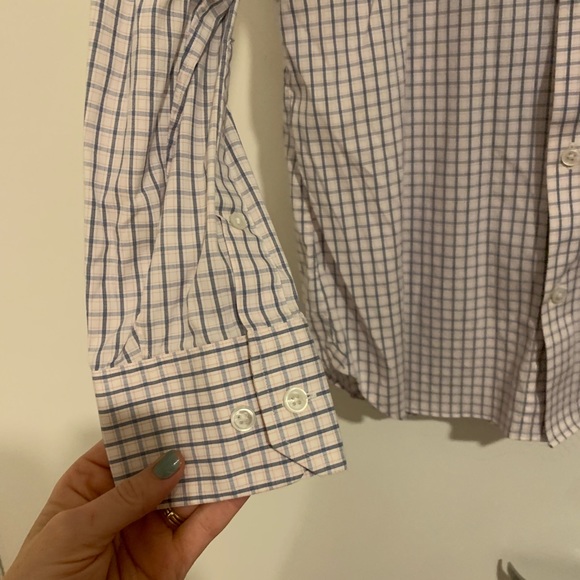 Two Bonobos Men’s Dress Shirts Slim Fit Patterned Size 16/16.5, 34 - Picture 3 of 7